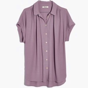 MADEWELL Lavender Button-Down Blouse 💜
